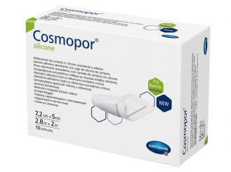 Cosmopor® silicone steriler Wundverband, 7,2 x 5 cm 1x10 Stück 