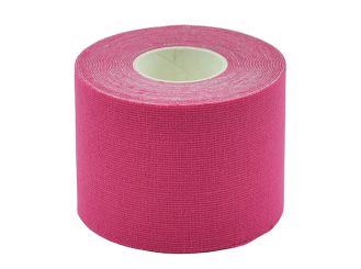 Teqler Kinesiology-Tape 5 cm x 5 m, pink, latexfrei 1x1 Role 