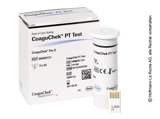 CoaguChek® PT Teststreifen 2x24 Stück 