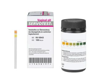 Servotest® vaginal pH-eststreifen 4.0 - 7.0 1x100 items 