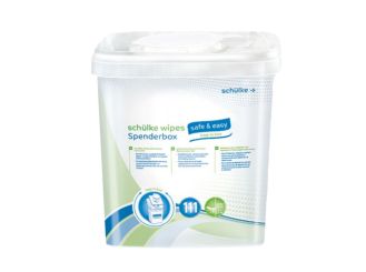 Schülke wipes safe&easy, Spenderbox / Eimer, 1x10 items 