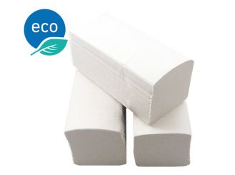 Fripa Eco Handtücher weiß, 25 x 23 cm, 20 x 150 Blatt, 1x1 Karton 