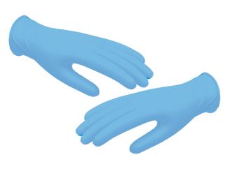 Nitrile premium gloves Size M powder-free non-sterile blue 1x100 items 