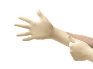 Micro-touch® Coated Sterile Latex-Handschuhe, Gr. M 1x50 Paar 