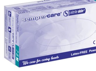 Sempercare® Nitril Skin2 Handschuhe, lavendel-blau, Gr. S 1x200 Stück 