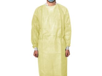 MaiMed® Protect Coat ViruGuard gelb Schutzkittel BW-Bündchen, 140x140cm 1x10 Stück 