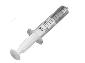 BD Discardit II - 2-part disposable syringes 10 ml eccentric divided into 0.5 ml 1x100 items 