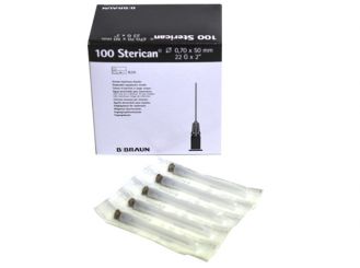 B.Braun Sterican® 22G x 2"; Ø 0,70 x 50 mm, schwarz 1x100 items 