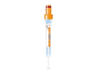 S-Monovette® 1,1 ml, Lithium-Heparin-Gel, 66 x 8 mm, orange-braun EU-Code, steril 1x500 Stück 