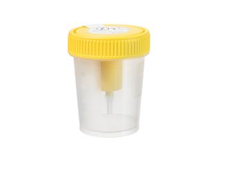 Urine cup with integrated transfer unit 100ml 1x50 items 