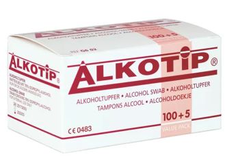 Alkotip® alcohol swab 30 x 65 mm 1x105 items 