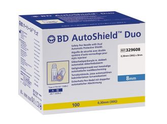 BD AutoShield DUO Pen-Nadeln 0,3 x 8 mm 1x100 Stück 