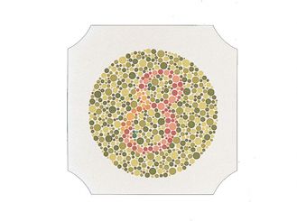 Colour plates after Ishihara, book with 14 plates 1x1 items 