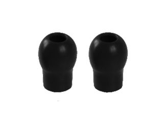 KaWe Ersatz-Ohroliven für Stethoskop Standard-Prestige schwarz 1x10 Stück 
