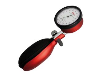 ERKA.Kobold blood pressure monitor red anodised + rapid cuff case 1x1 items 