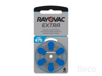 Rayovac Nr.675 Hörgerätebatterien Extra Advanced 1x6 items 