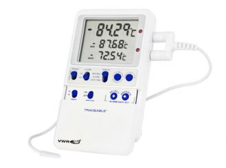 Digitalthermometer für klinische Versuche, Traceable®, Platin, 1x1 Stück 