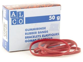 Gummibänder Alco 748 rot 1x1 Pack 