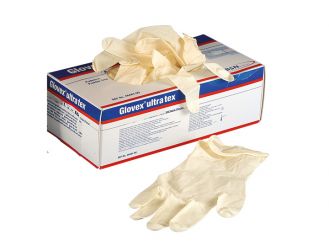 Glovex® ultra tex Latex-Handschuhe, Gr. L 1x100 Stück 