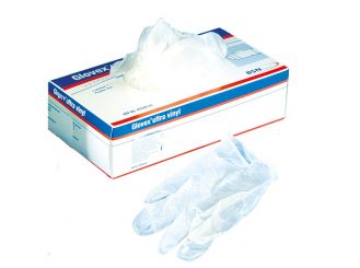 Glovex® ultra Vinyl-Handschuhe, Gr. S 1x100 items 