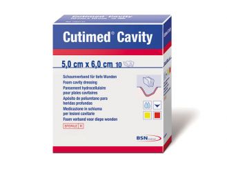 Cutimed® Cavity 5 x 6 cm Schaumverband 1x10 items 