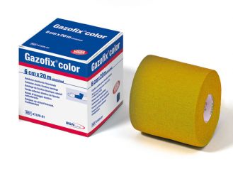 Gazofix® color gelb latexfrei 20 m x 6 cm 1x6 items 