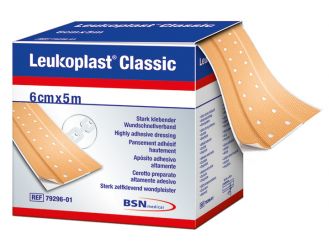 Leukoplast® classic Wundverband, 6 m x 5 m 1x1 Rollen 